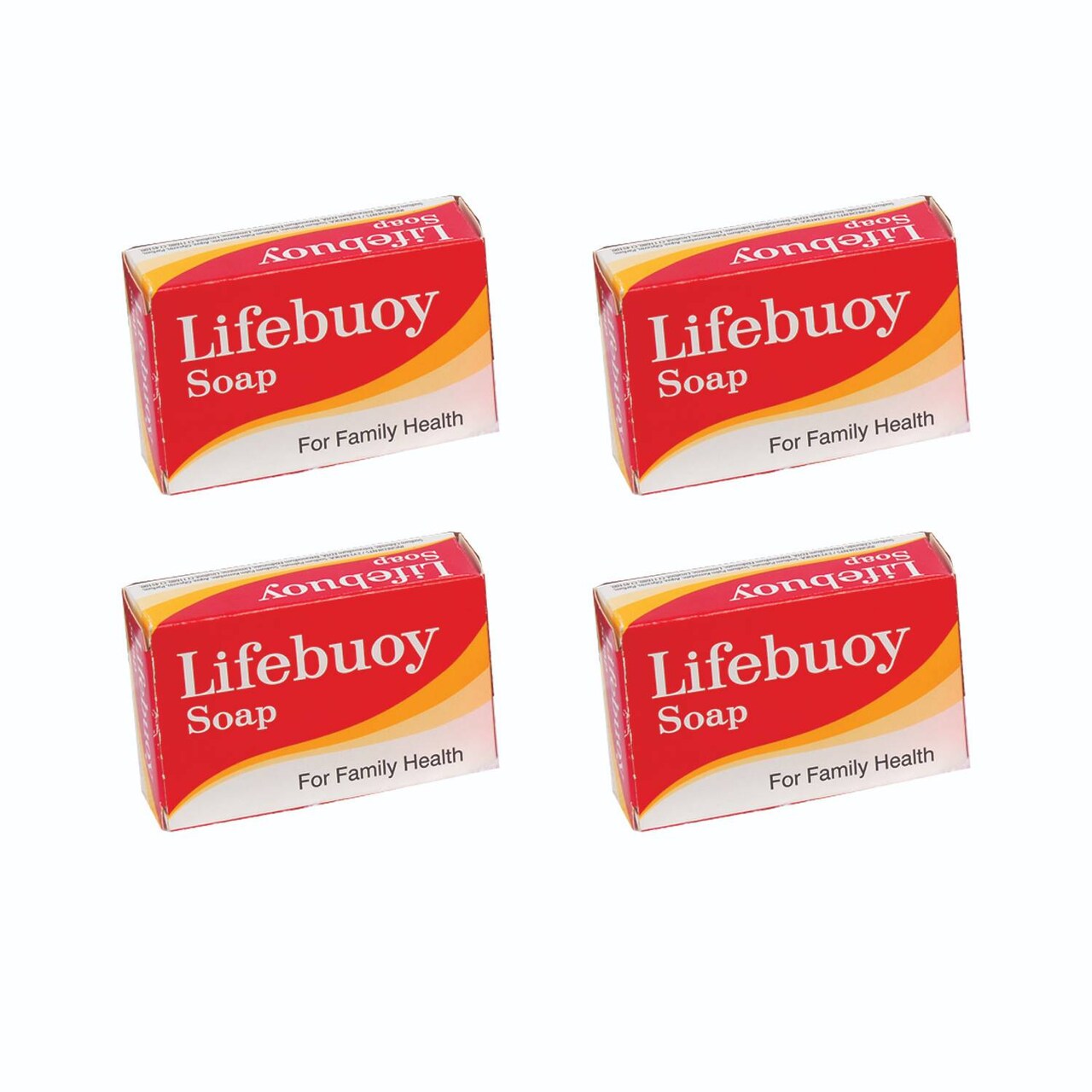 Lifebuoy Antibacterial Bar Soap Refreshing Citrus Cleanser 3 Oz Bars Pack of 4